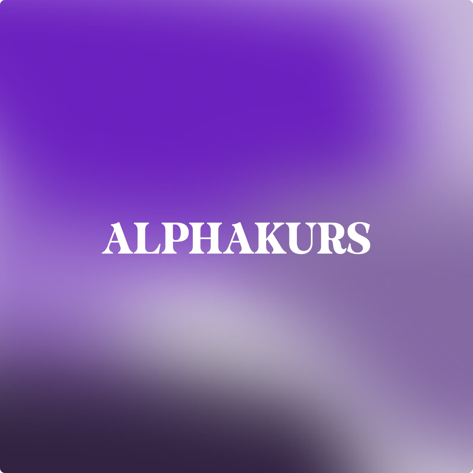 Alphakurs